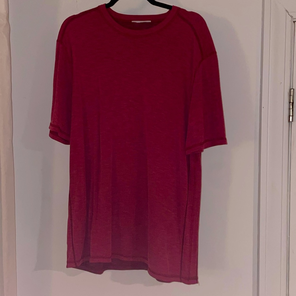 Tommy Bahama Sun Shirt - Cranberry Red - Men’s (XL)